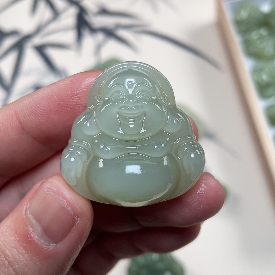 和田玉吊坠(不含链)未镶嵌阿*