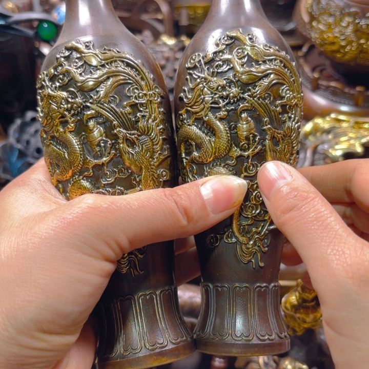 铜器摆件收收藏藏