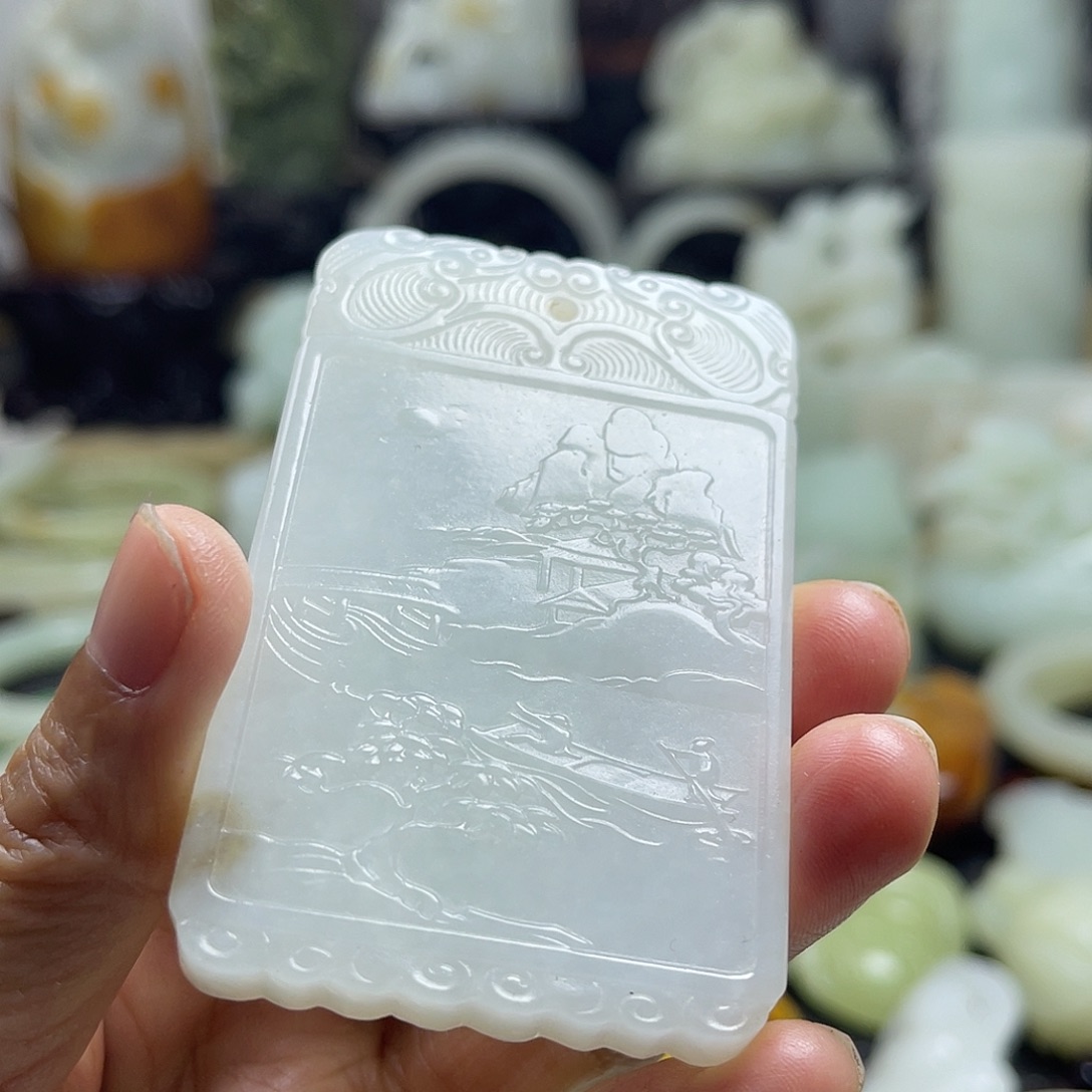 和田玉（糖玉）未镶嵌挂件