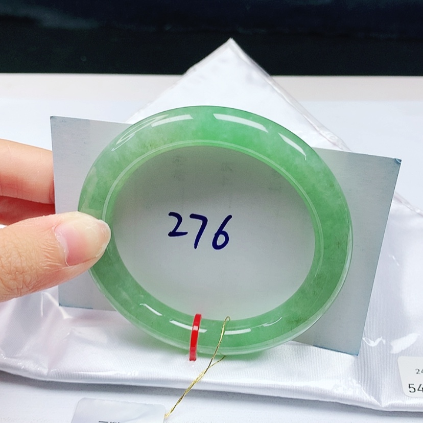 【闪购商品】翡翠未镶嵌手镯54.6圈