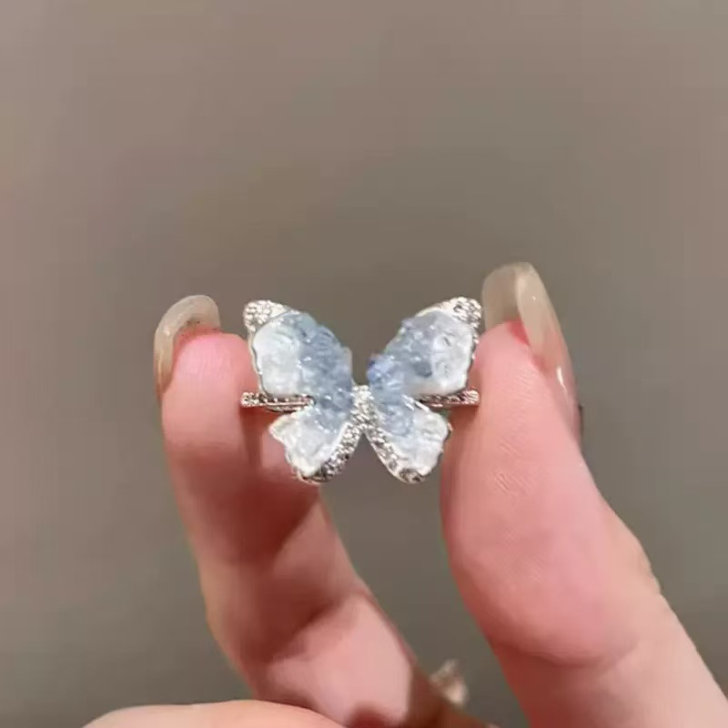 铜合金珐琅戒指 铜合金亚克力戒指，铜合金