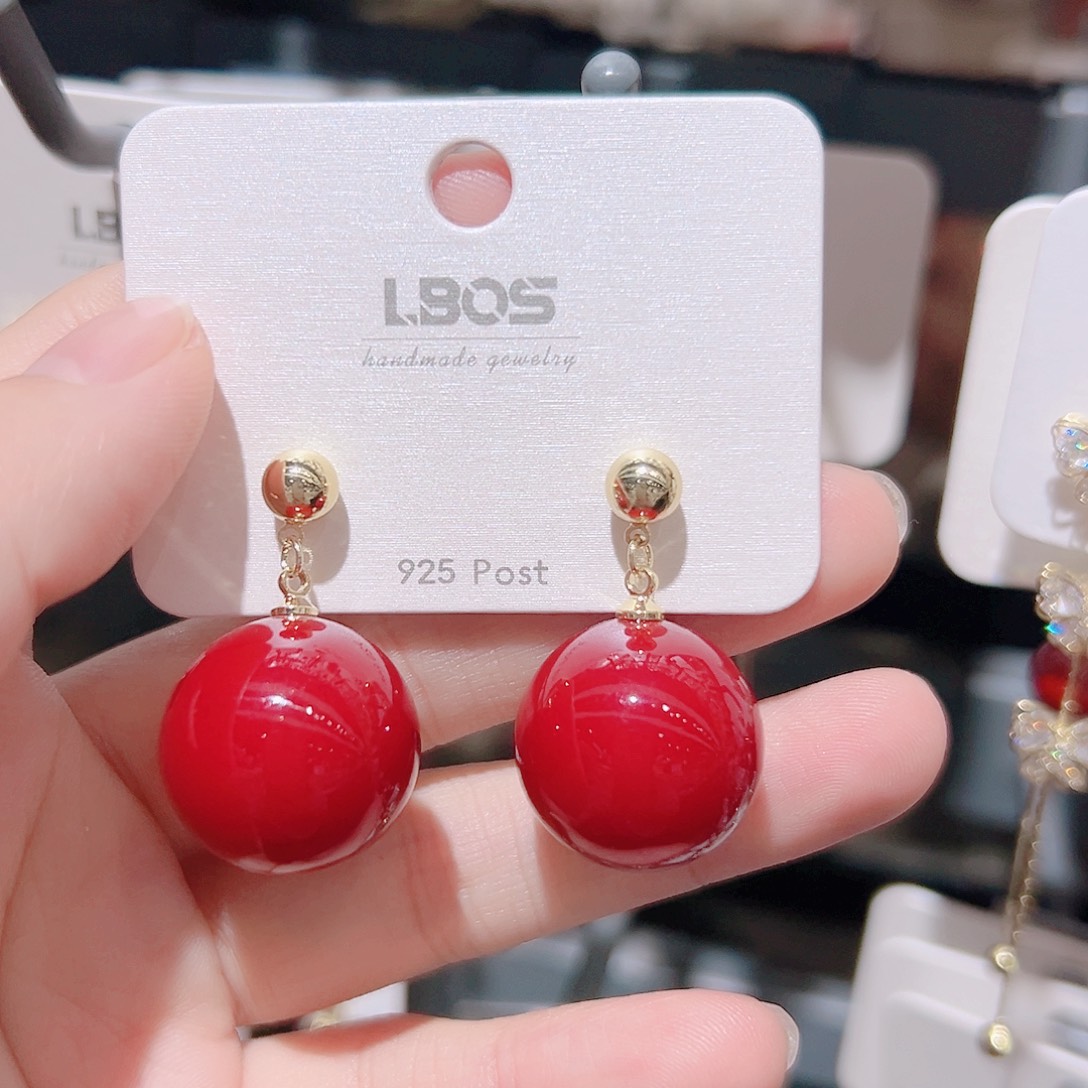 锆石纯铜合金耳环的