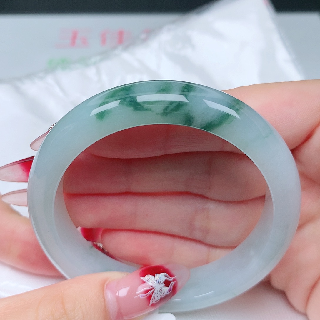 翡翠手镯未镶嵌53 53 53