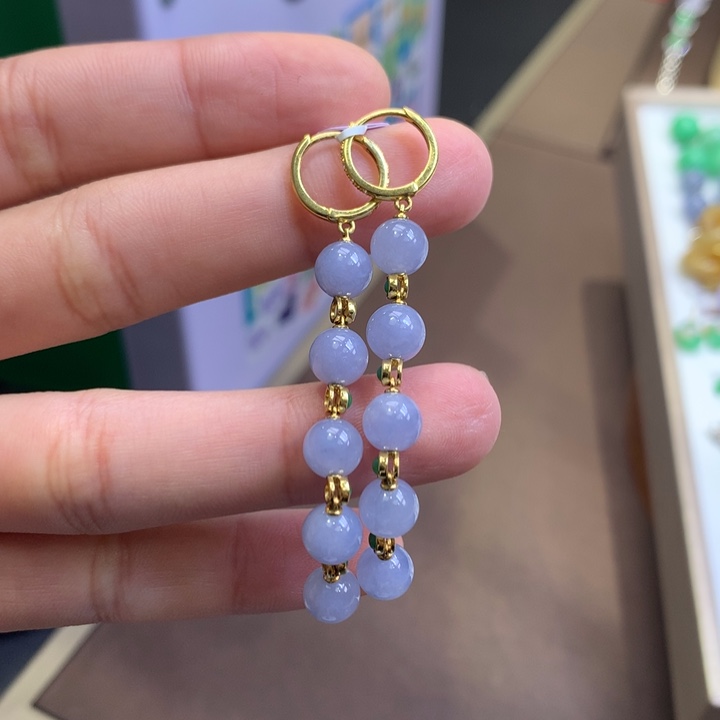 翡翠18K金镶嵌颈饰翡翠