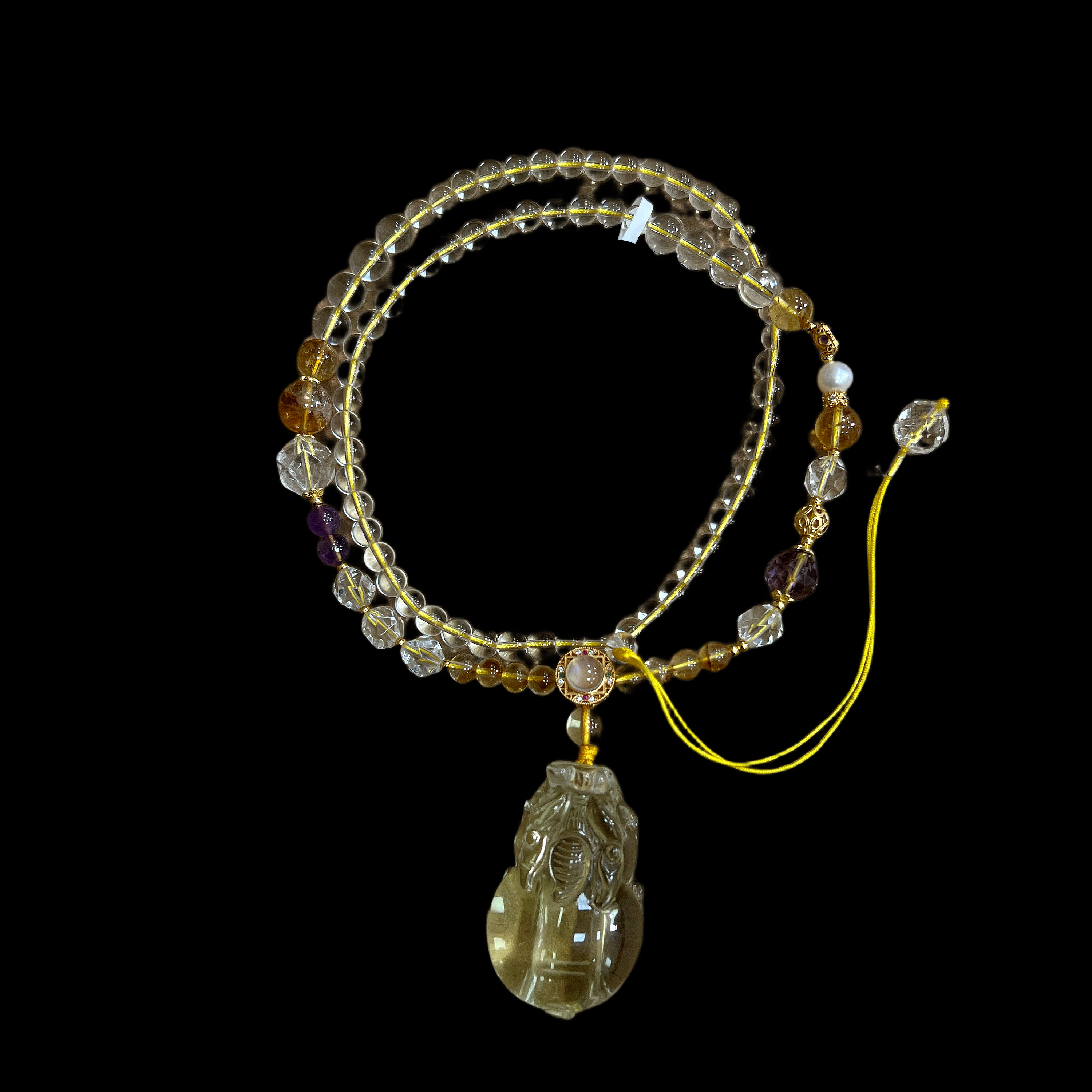 N4601水晶项链孤品