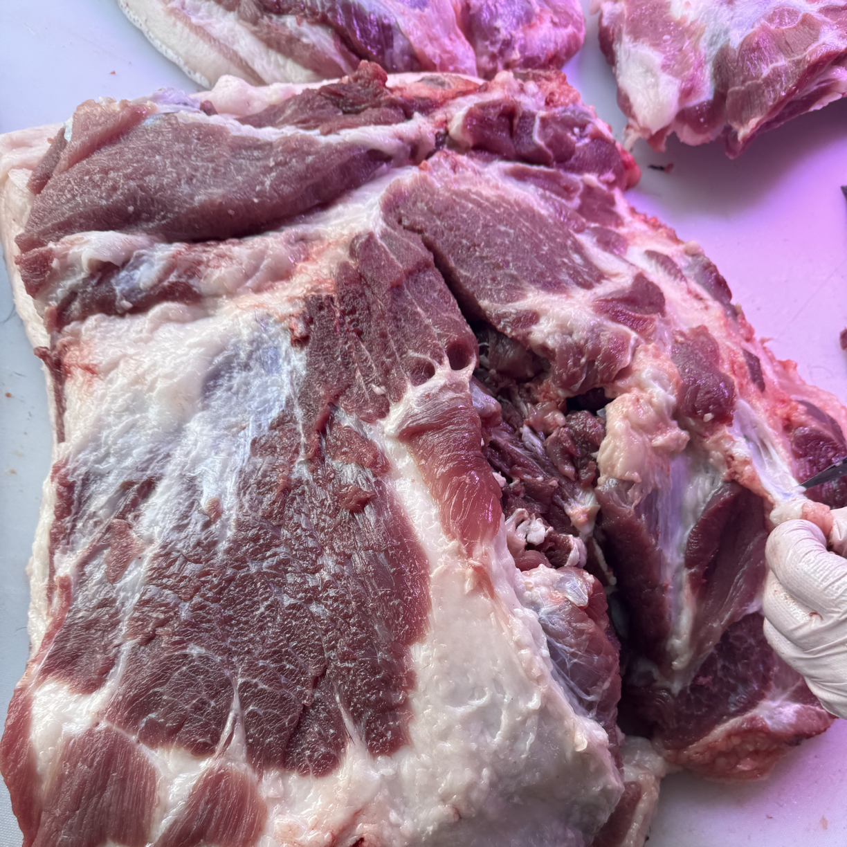 《黑毛土猪肉》鞍山农户喂养黑猪土猪精品前朝肉 顺丰包邮