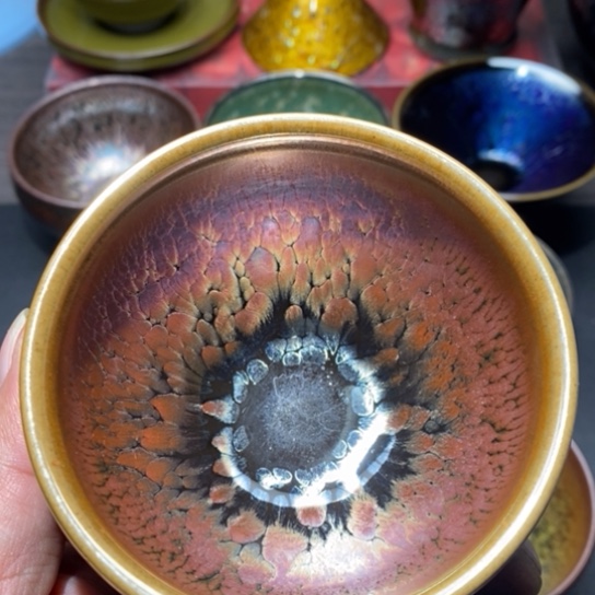 茶盏建盏主人杯茶壶盖碗品茗杯028