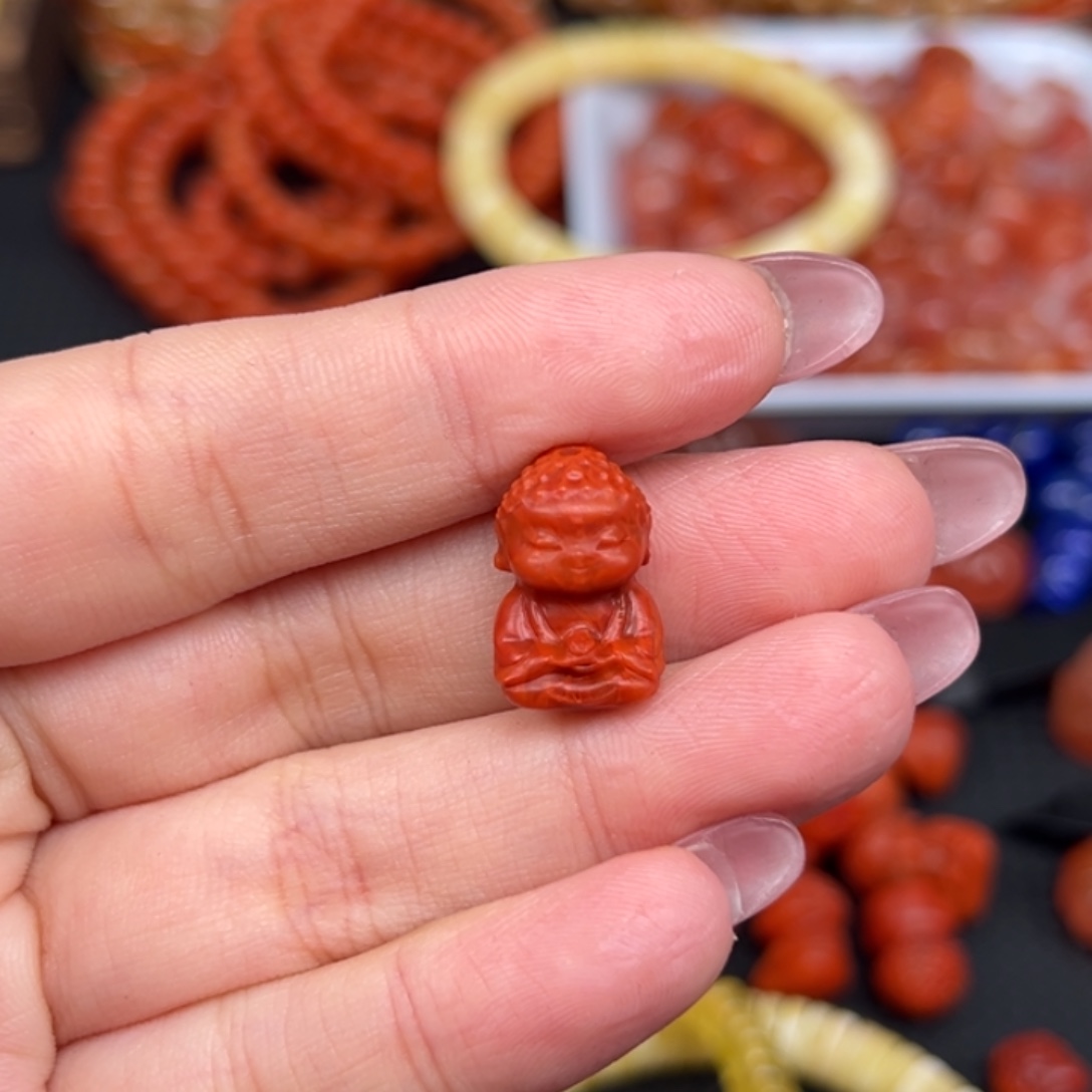 南红玛瑙未镶嵌吊坠(不含链)