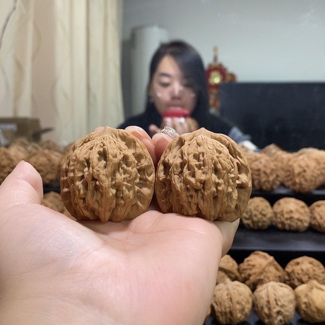 把件文玩核桃独***坡42麦虎