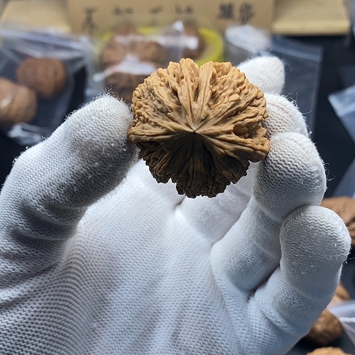 天***雨文玩核桃吊坠瑕疵不退不换