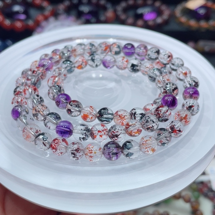 水晶手链未镶嵌超七手链