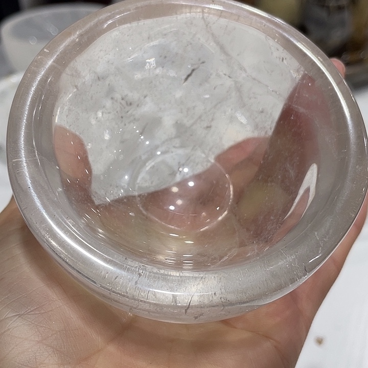 水晶珠宝半成品未镶嵌碗水晶