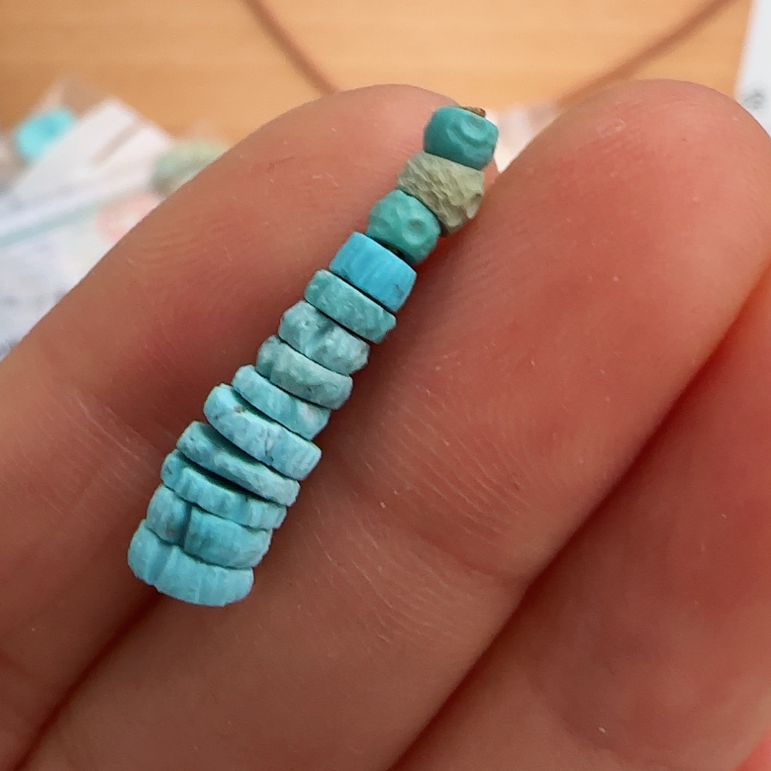 绿松石珠宝半成品未镶嵌