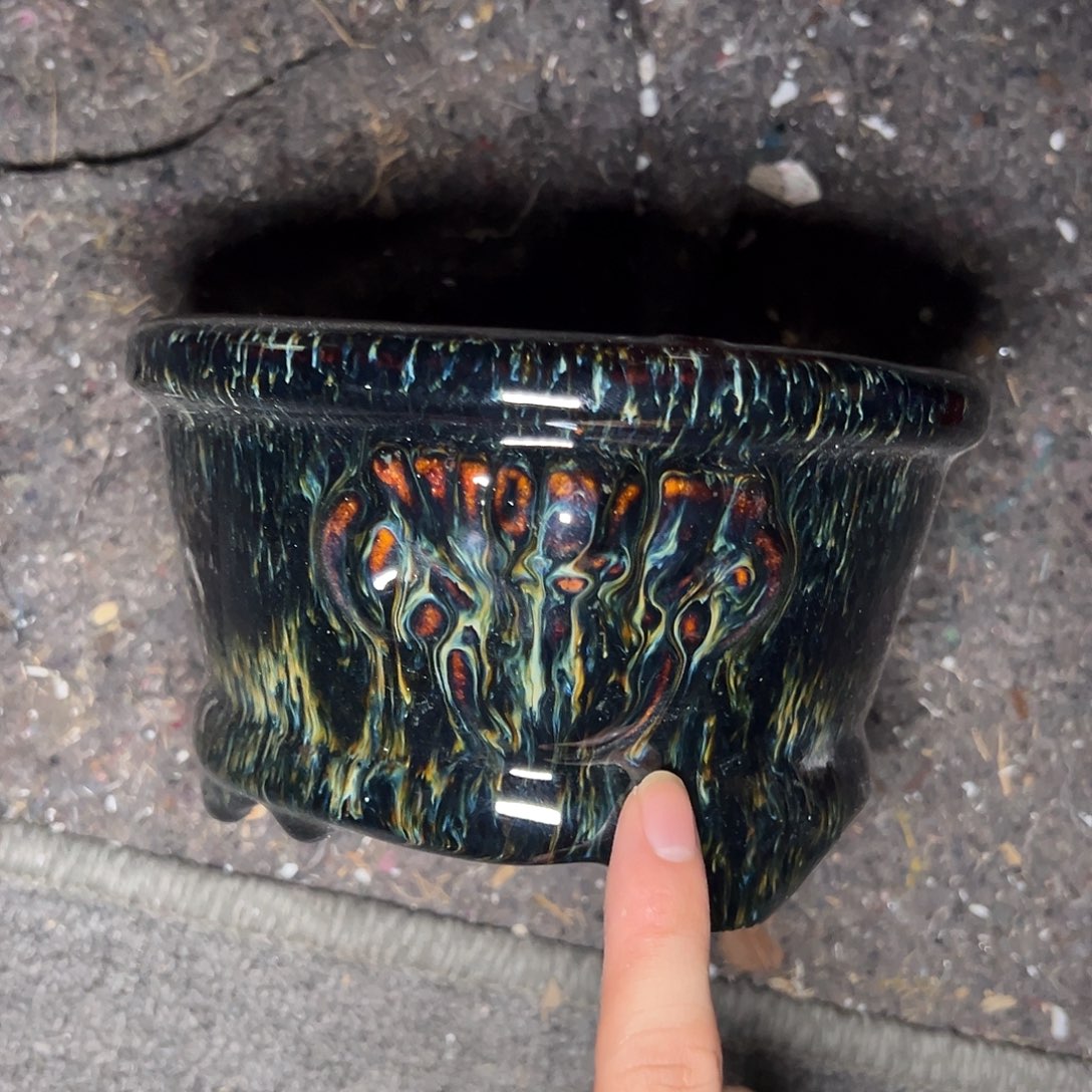 石湾盆石湾盆瑕疵