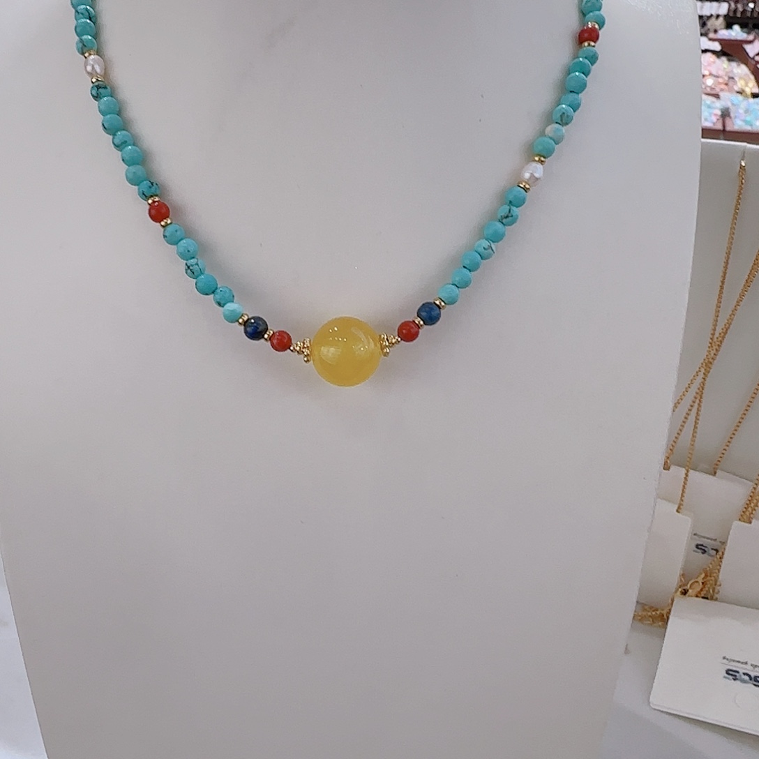 锆石铜合金时尚项链