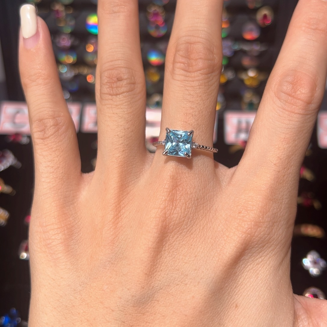 方柱石fvbg h h n m银S925镶嵌