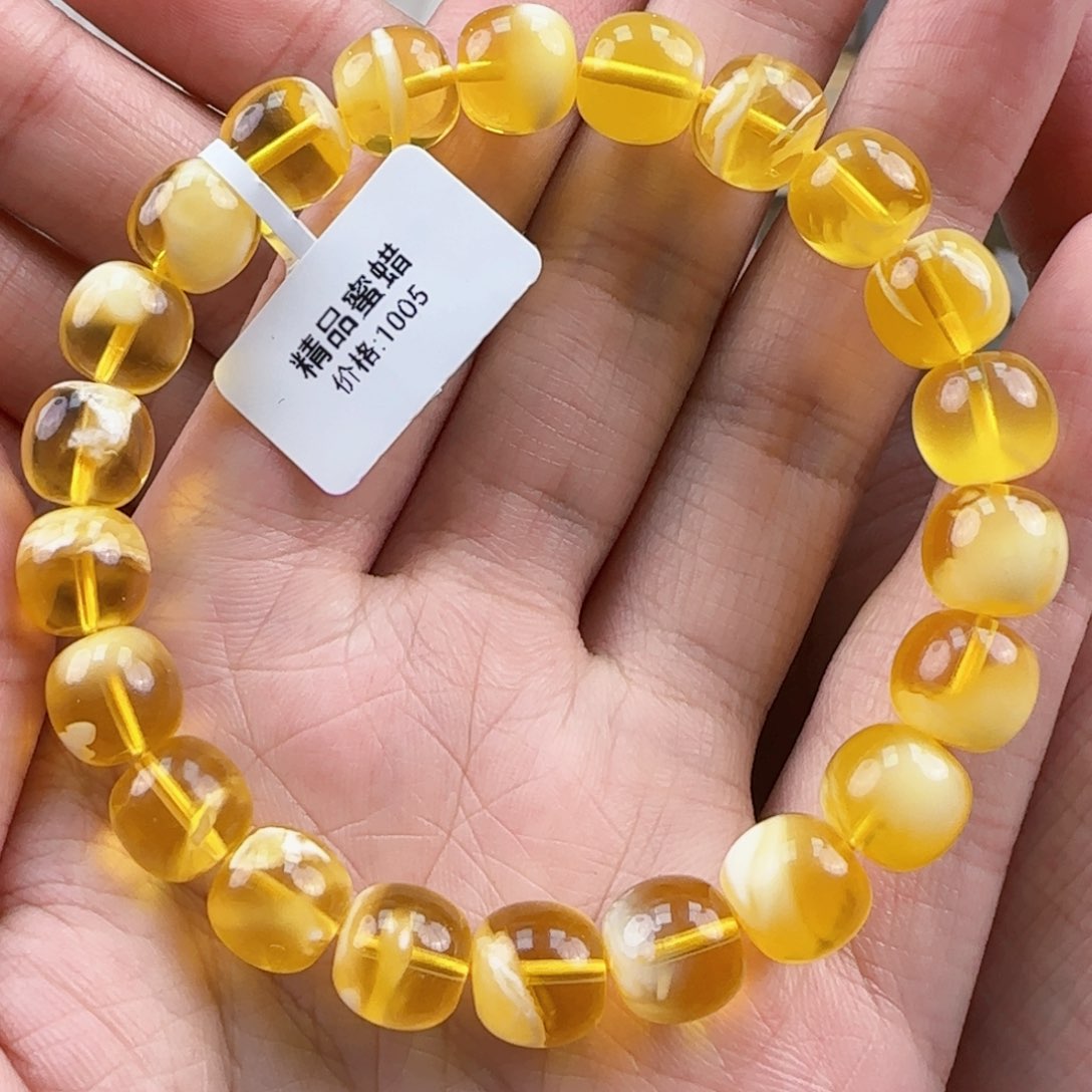 琥珀裸石未镶嵌蜜蜡