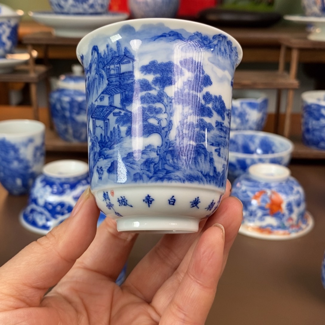 景德镇陶瓷手工手绘