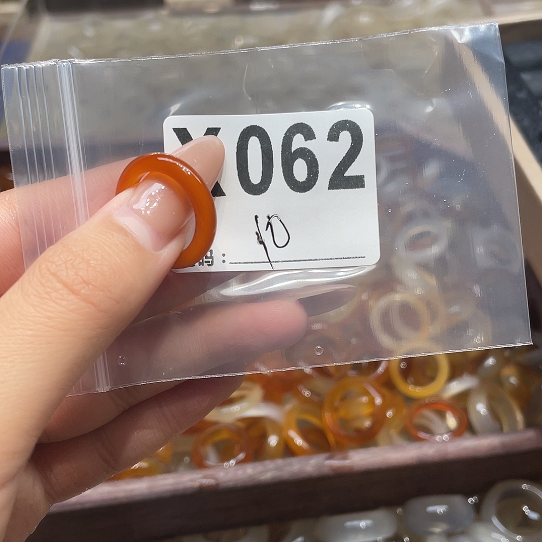 玛瑙/玉髓未镶嵌戒指062