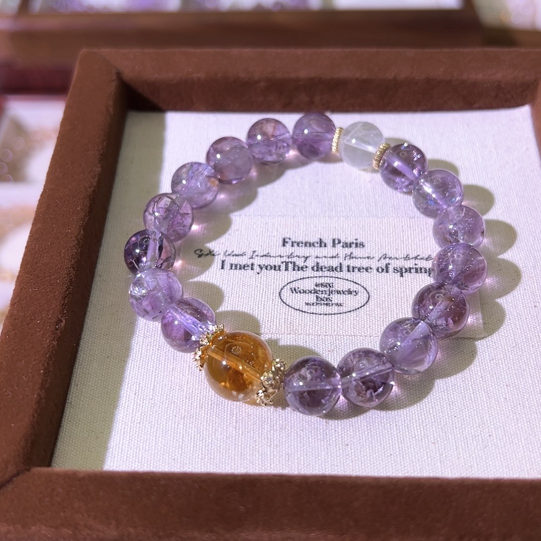 水晶手链未镶嵌紫水晶