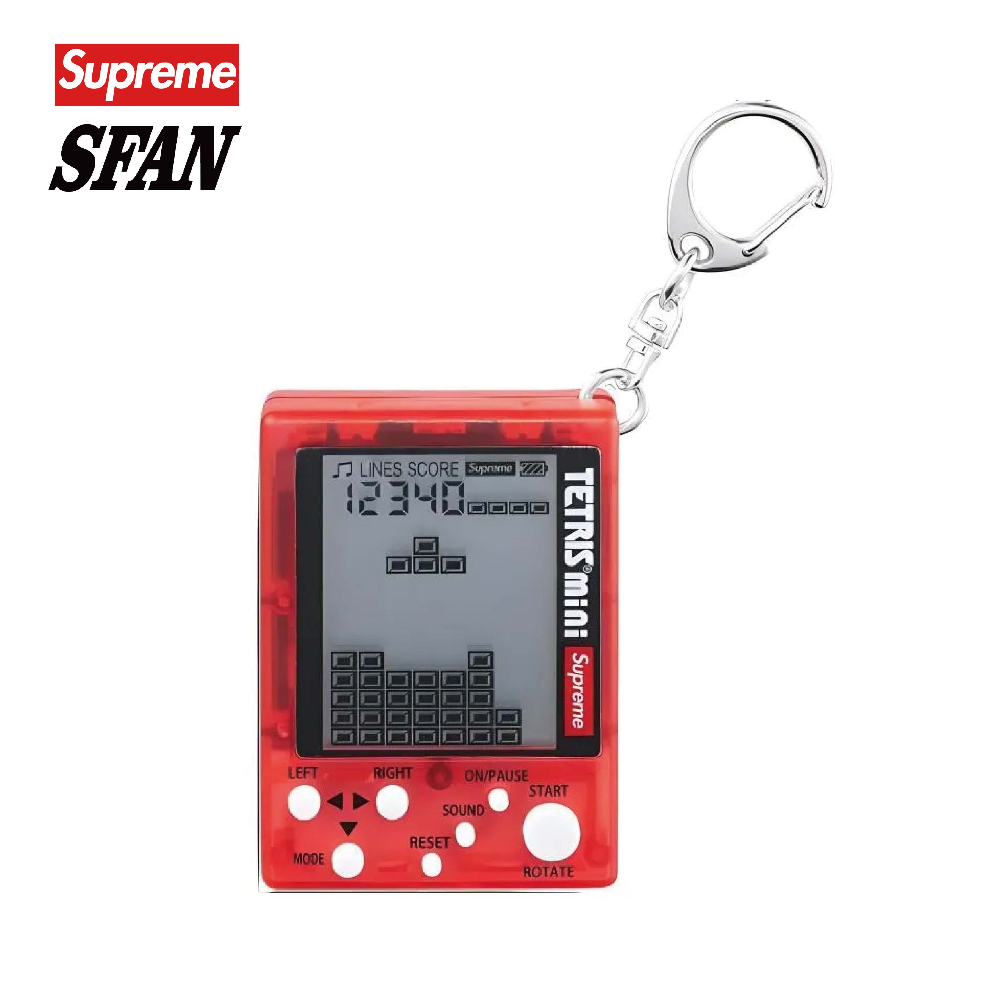 Supreme 俄罗斯方块机游戏机 掌机 钥匙扣挂件