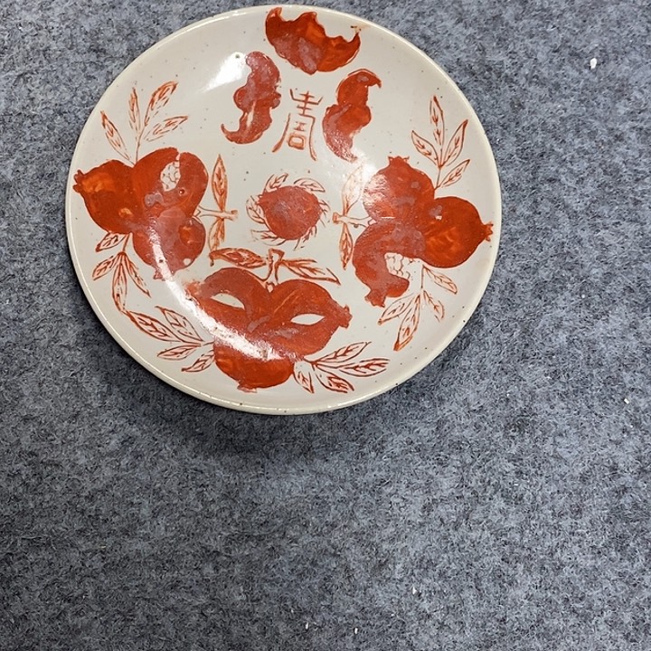 粉彩盘子，粉彩盘子