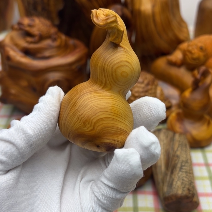 柏木（崖柏）陈化老料手串把件 