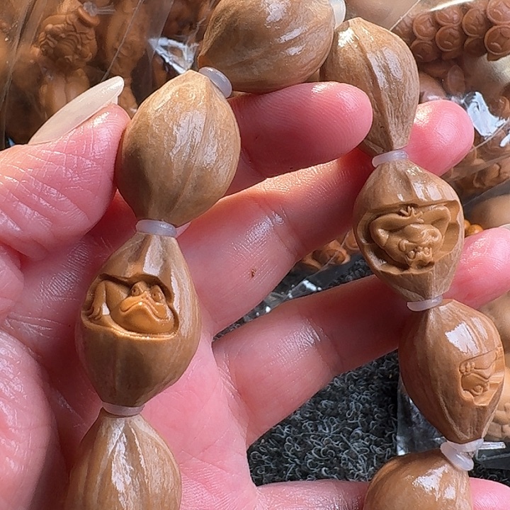 橄榄核吊坠橄榄呱呱来财