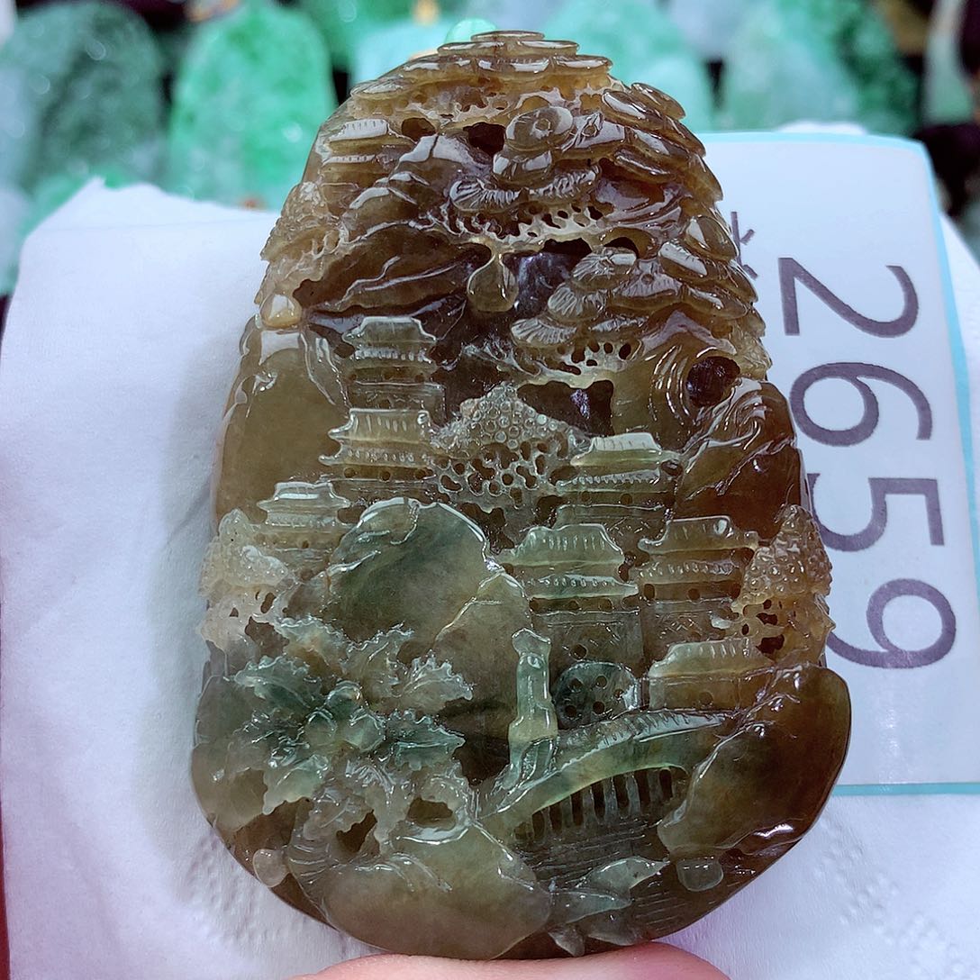 吊坠(不含链)未镶嵌翡翠