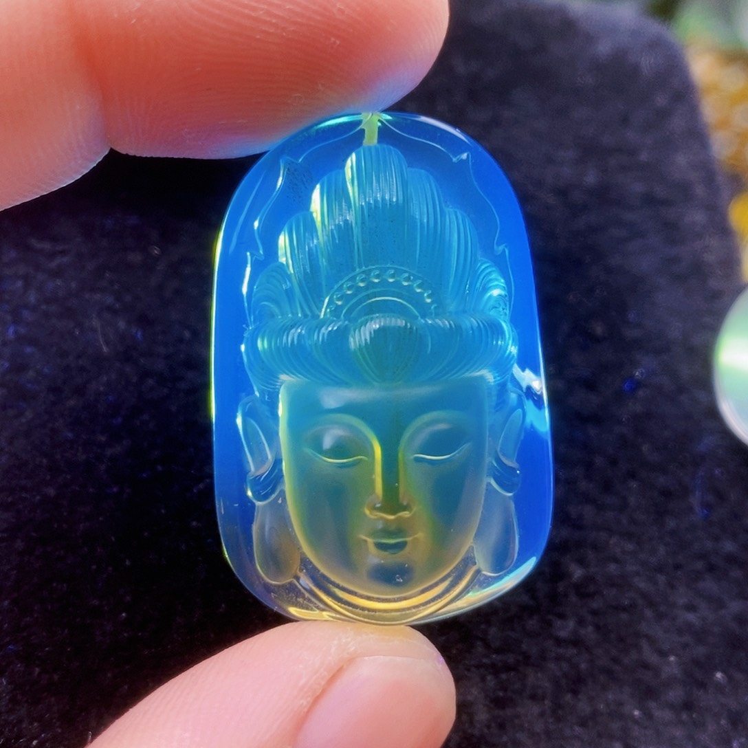 【闪购商品】蓝珀吊坠(不含链)未镶嵌