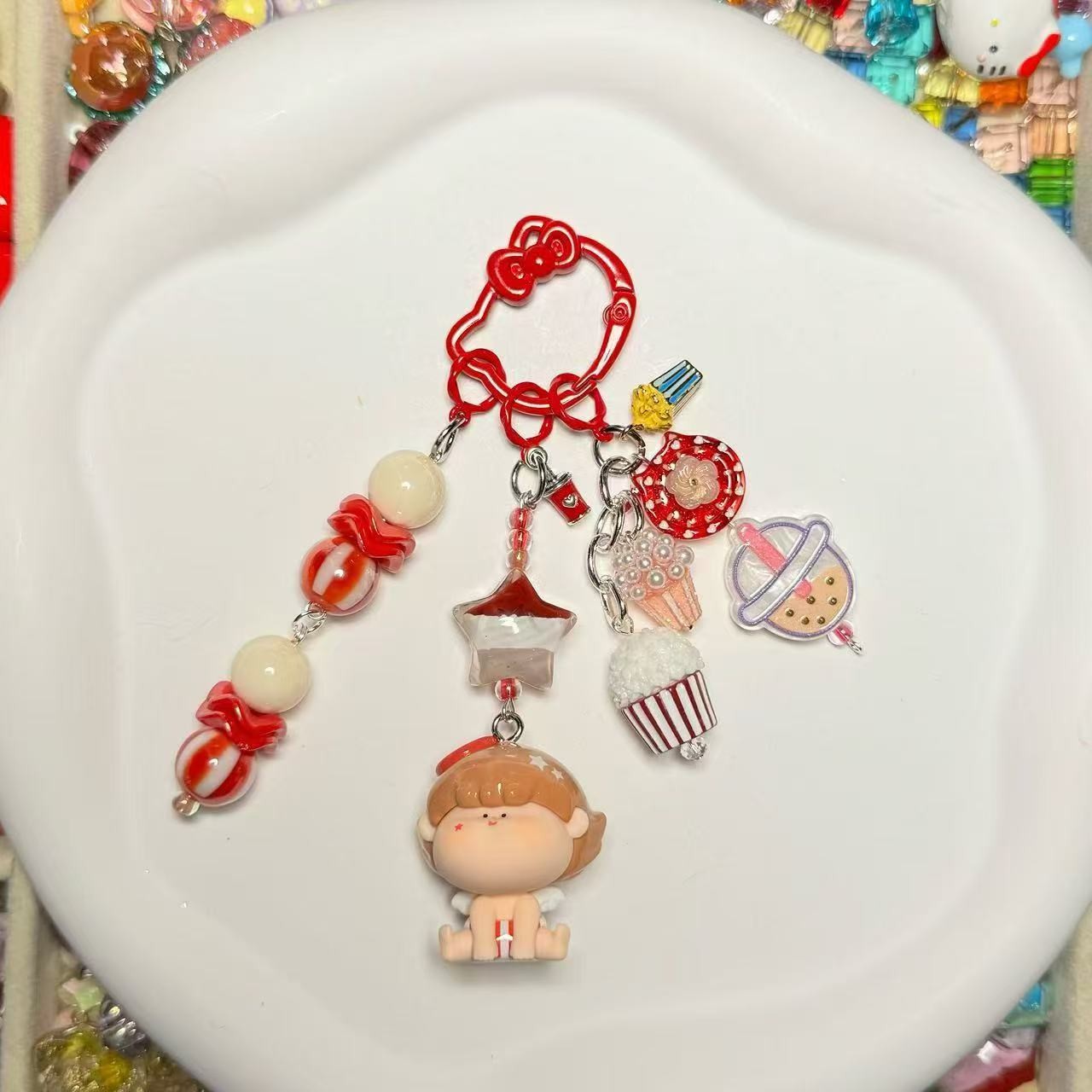 冰透款Diy珠子1女生可爱手工 diy各类配件 头饰 创意发夹潮流时尚