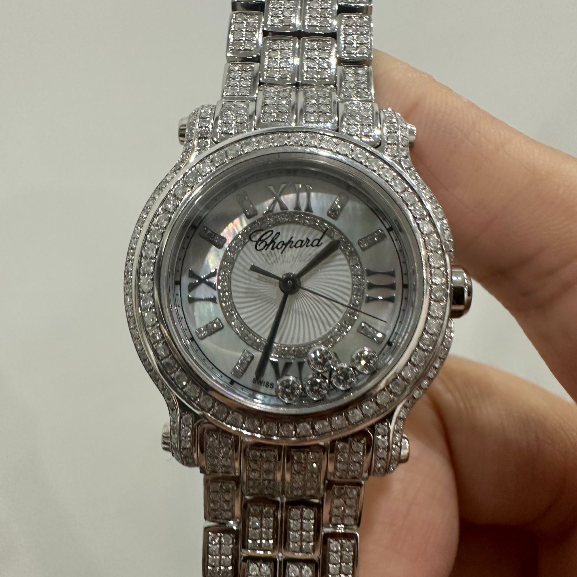99新 Chopard/萧邦 表展/DIAMONDS系列278509/后钻/WHT029224