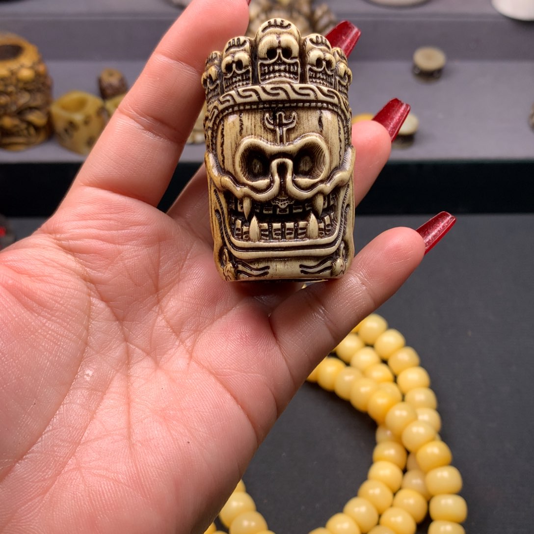 驼骨把件好看又好看