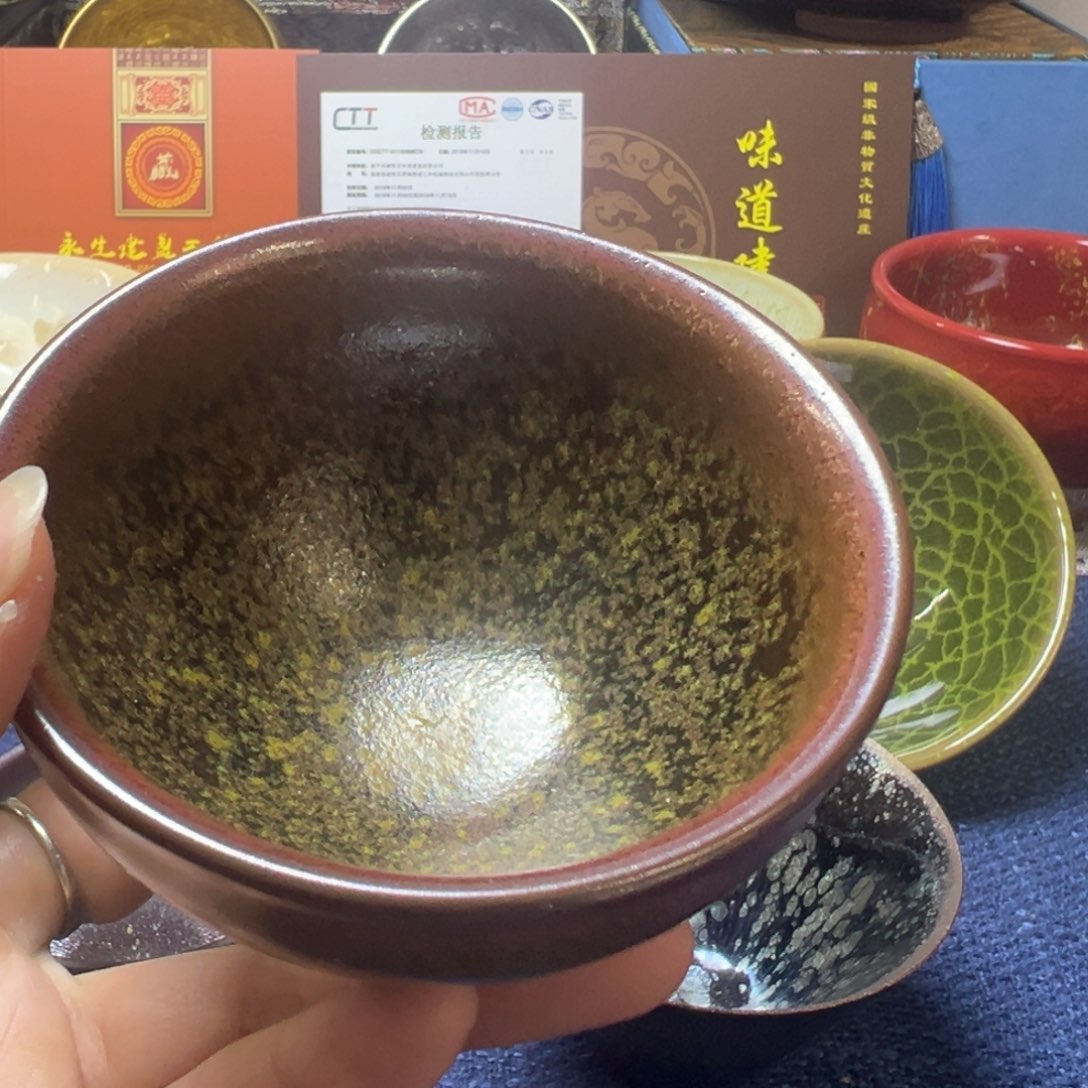 建盏喝茶杯 喜欢进