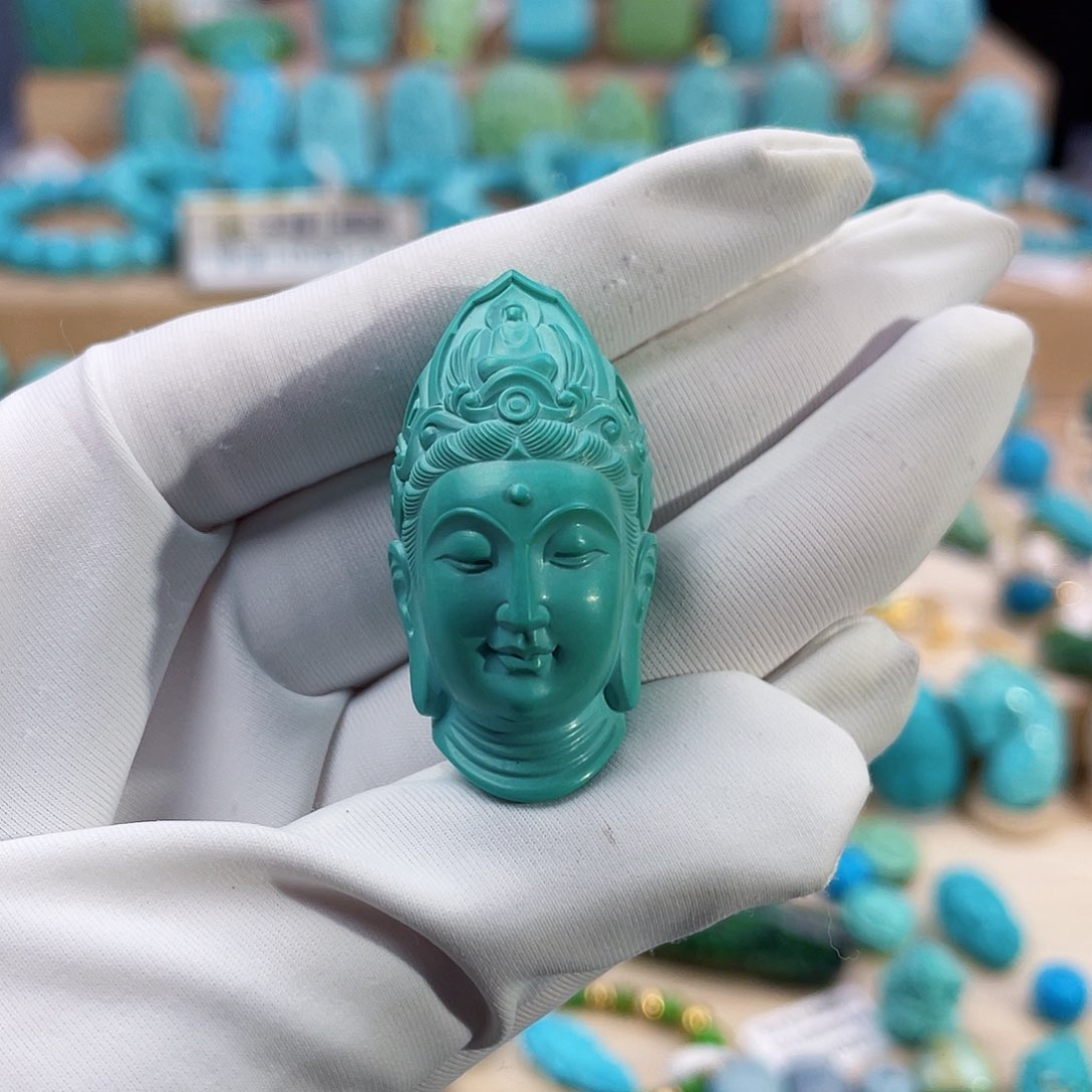 绿松石珠宝奇石未镶嵌