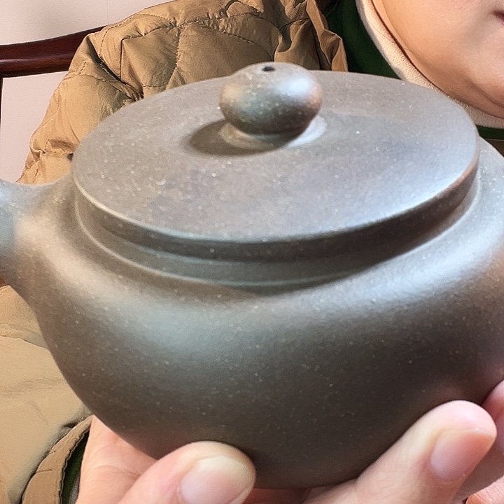 紫泥茶壶虎**脑花泥作品