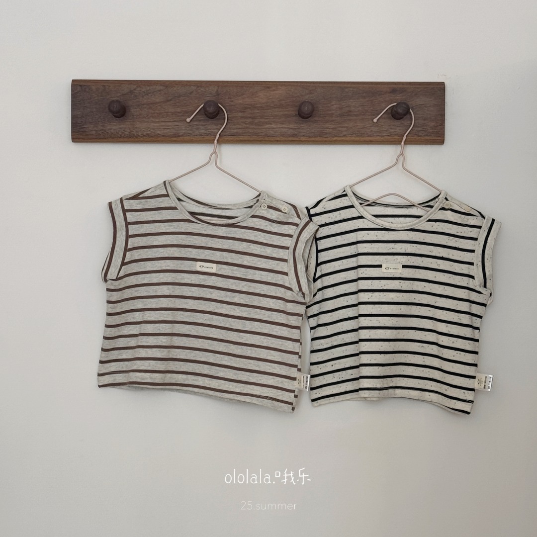 【NO退NO换】欢宝5店-哦乐-2025夏-编码0147-52182-条纹背心