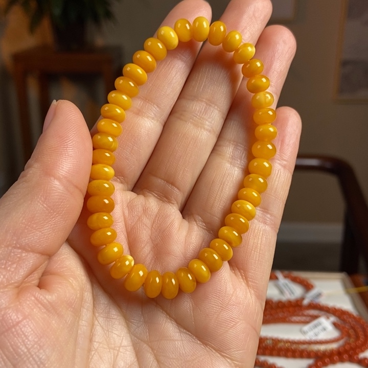 琥珀手链未镶嵌蜜蜡手串7