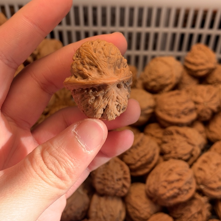 沉***D吊坠文玩核桃半壁