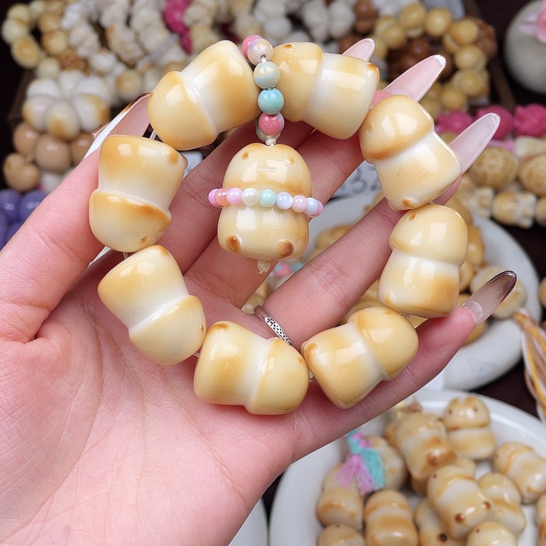 吊坠白玉菩提成品c