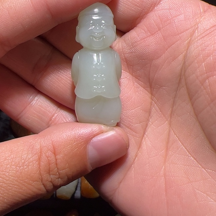 和田玉未镶嵌挂件拼*