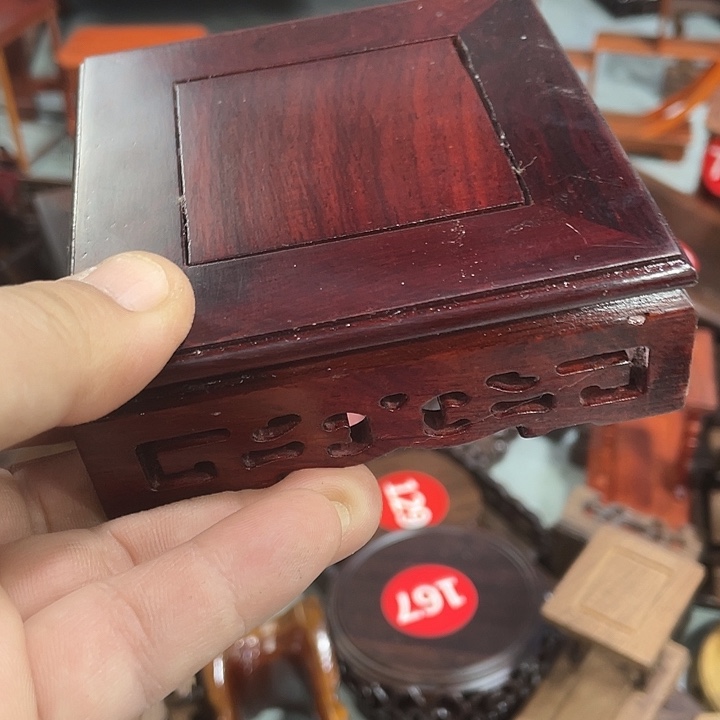 香榧木红木底座工艺品