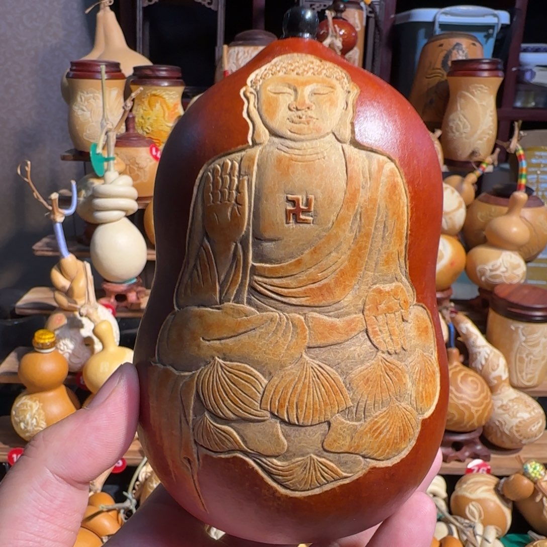 翰***兜有机玻璃如来佛祖