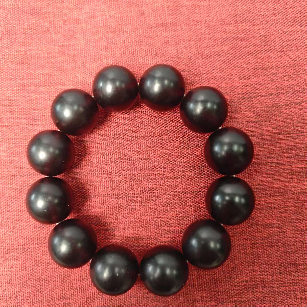 翳珀圆珠手串男女款