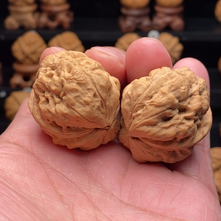 文玩核桃把件3虞姬金蟾疙瘩包