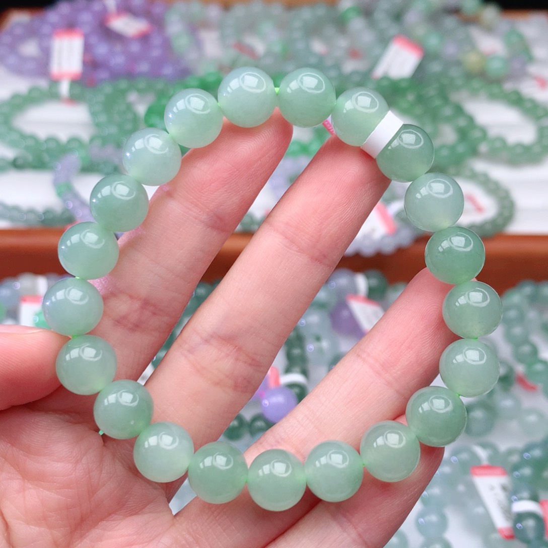 翡翠手链未镶嵌翡翠9.5mm