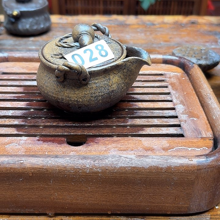 纯手工制作粗陶茶具