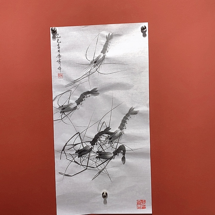 国画冯伟老师手绘国画作品音浩