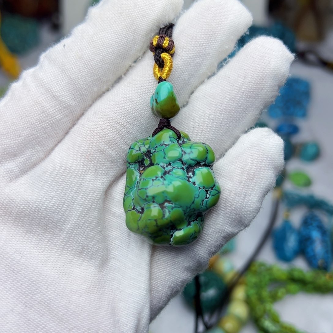 绿松石珠宝奇石未镶嵌