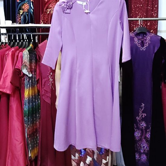 粉色中袖中长连衣裙2xl100-120斤